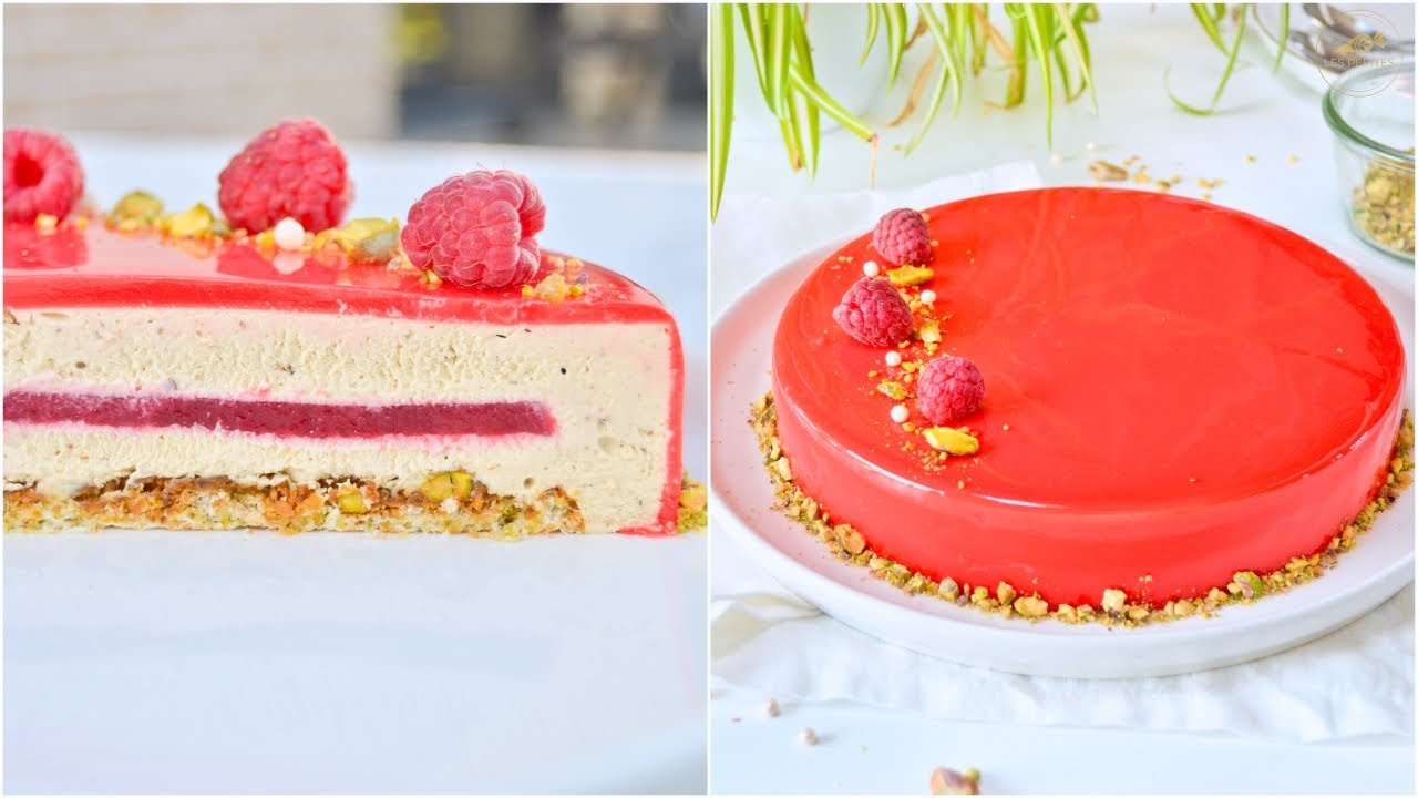 Entremets Pistache et Framboise