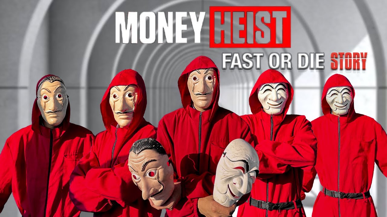 MONEY HEIST VS MONEY HEIST KOREA ll FAST OR DIE STORY IN REAL LIFE ( Epic Parkour Action Pov Chase )
