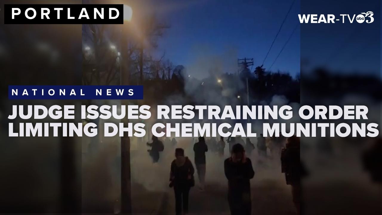 Judge issues restraining order limiting DHS chemical munitions outside Portland ICE site
