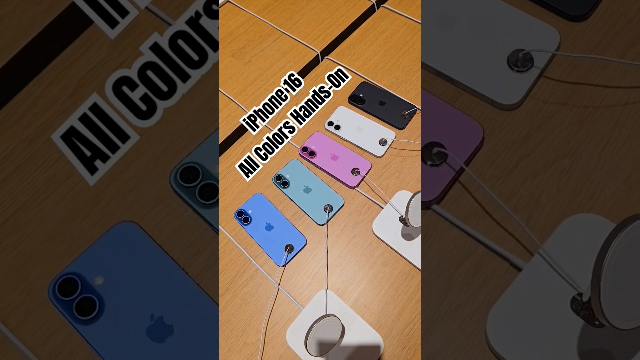 iPhone 16 All Colors Hands-On