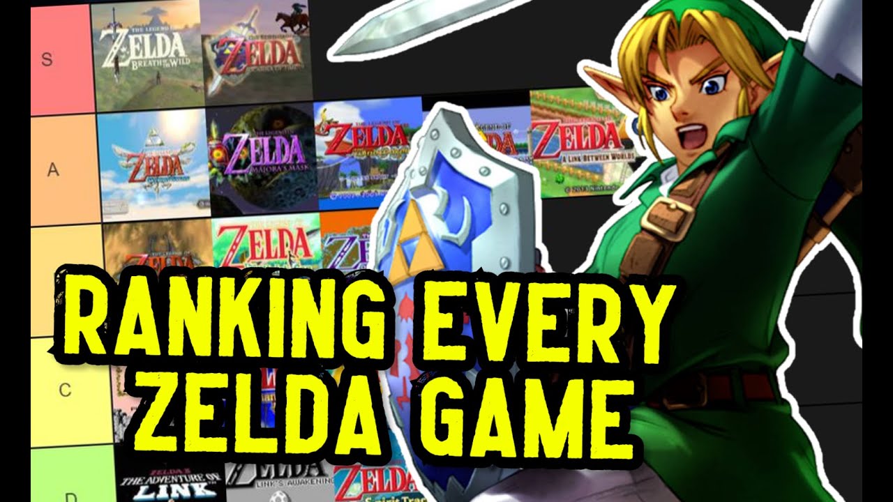Every Zelda Game RANKED! (Worst to Best)