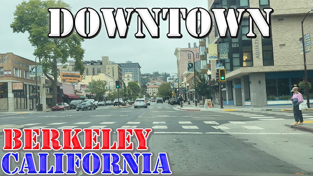 Berkeley - California - 4K Downtown Drive