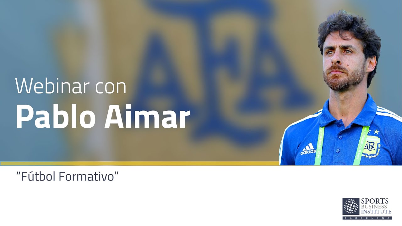 Webinar con Pablo Aimar sobre el fútbol formativo