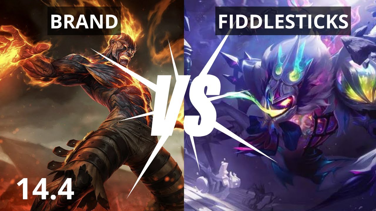 FIDDLESTICKS vs BRAND (JUNGLE) |  KDA 7/1/6 - PTBR | v14.4 (VIT&Oacute;RIA)