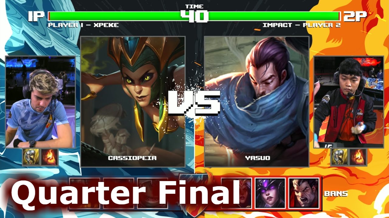 xPeke Cassiopeia vs Impact Yasuo | Quarter Final 1v1 Tournament All-Stars 2016