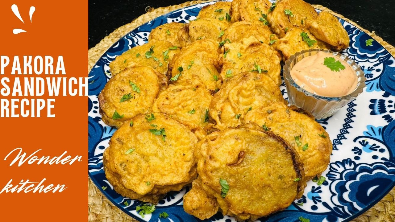 Pakora Sandwich | Ramadan Special | Amazing Sandwich Pakora | Qeema Stuffed Pakora  |Wonder Kitchen