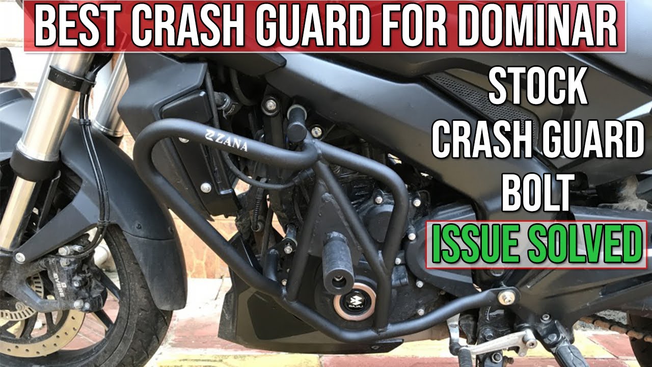 Best Crash Guard for DOMINAR 400 & 250 | Stock Bolt Broken | Sasta Saman? | Zana Crash Guard