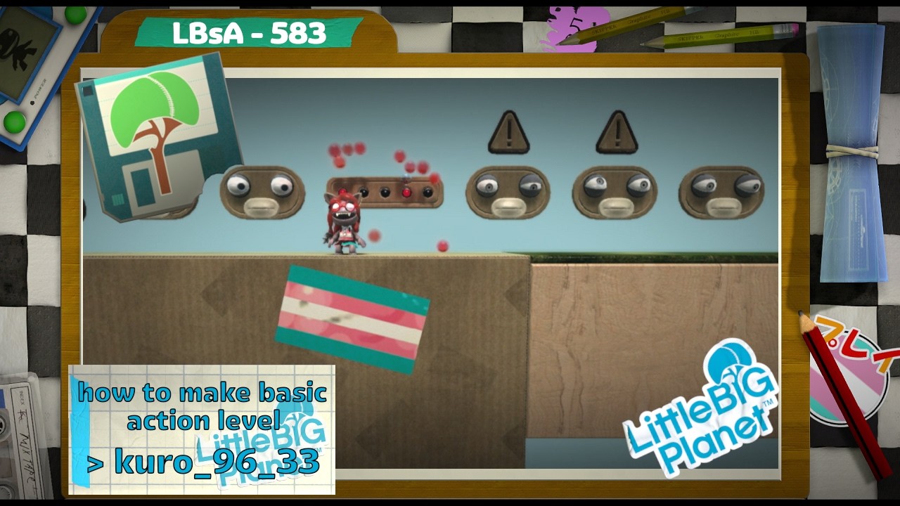 [LBsA - LBP1] 583 - how to make basic action level/基本的なアクションステージの作り方 [ed.'s note: for chronos]