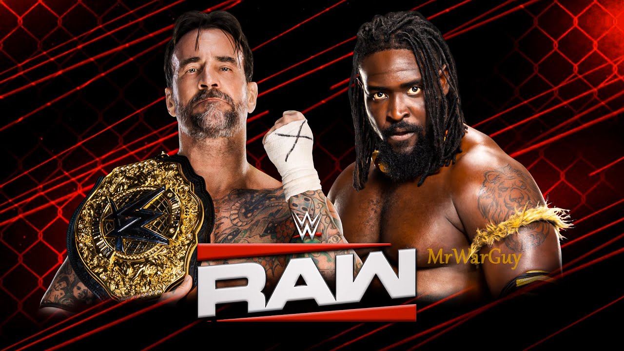 CM Punk vs Oba Femi 😱 WWE RAW Netflix The Best In The World vs The Ruler WWE2K25