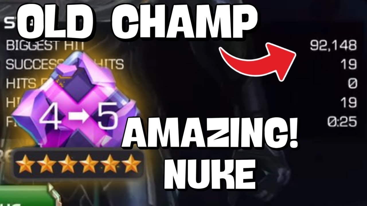 Old god Champ Used The 4-5 Gem! WOW 92k Damage!