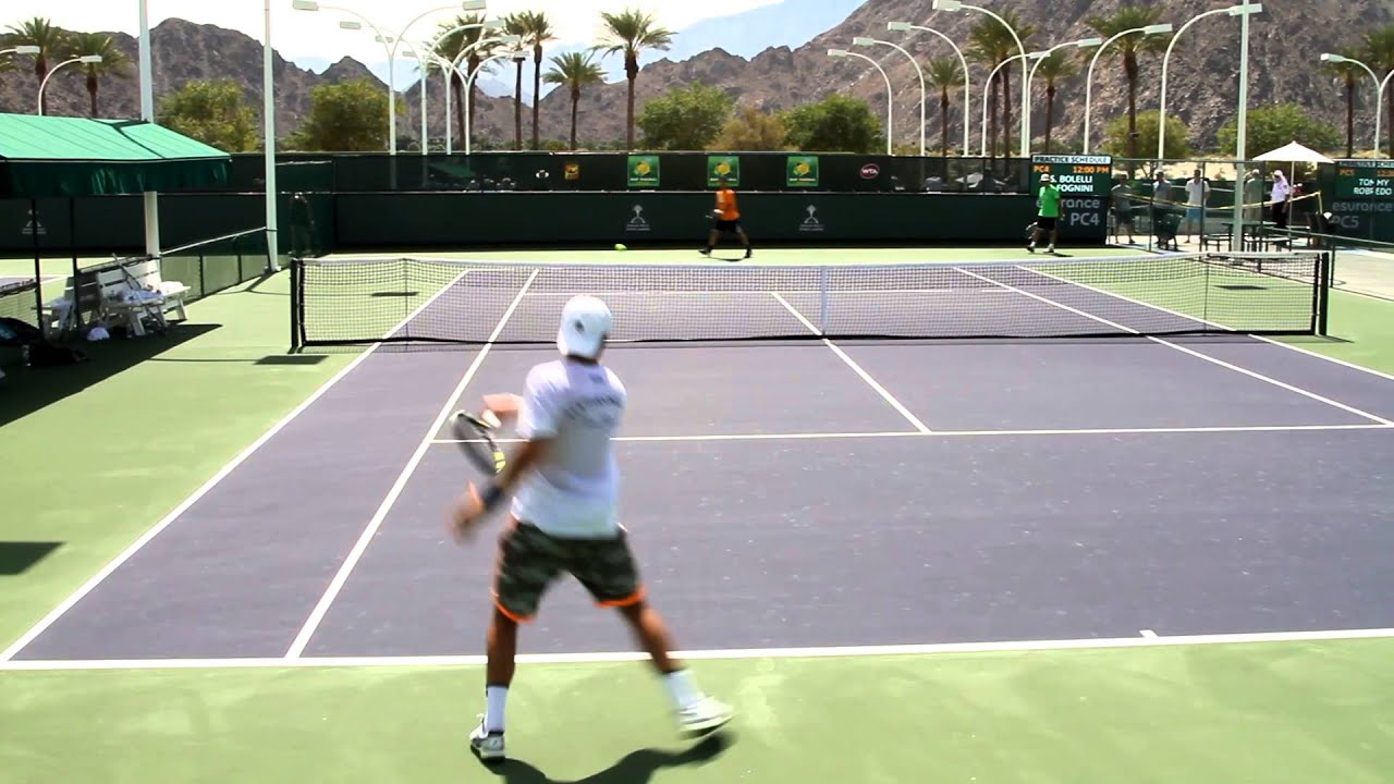 Simone Bolelli Practice 2015 BNP Paribas Open Indian Wells