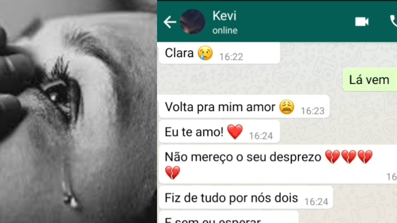 Você faria isso com quem te ama?😔 Amanhã pode ser tarde 💔😢