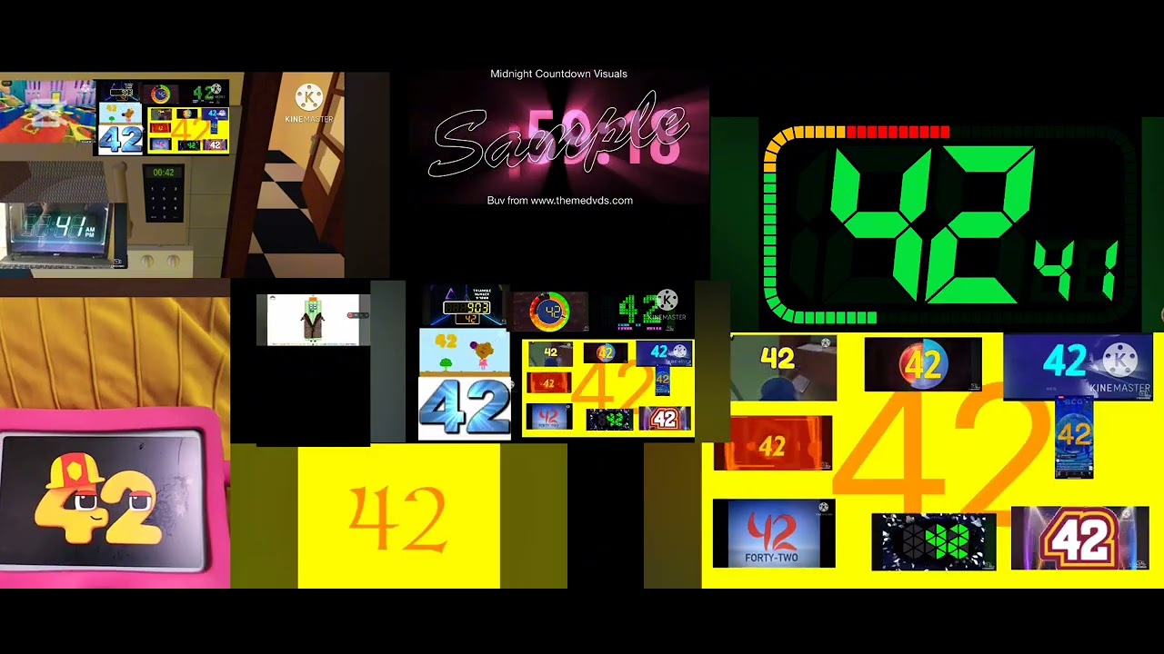 All countdowns at once - 100 seconds 