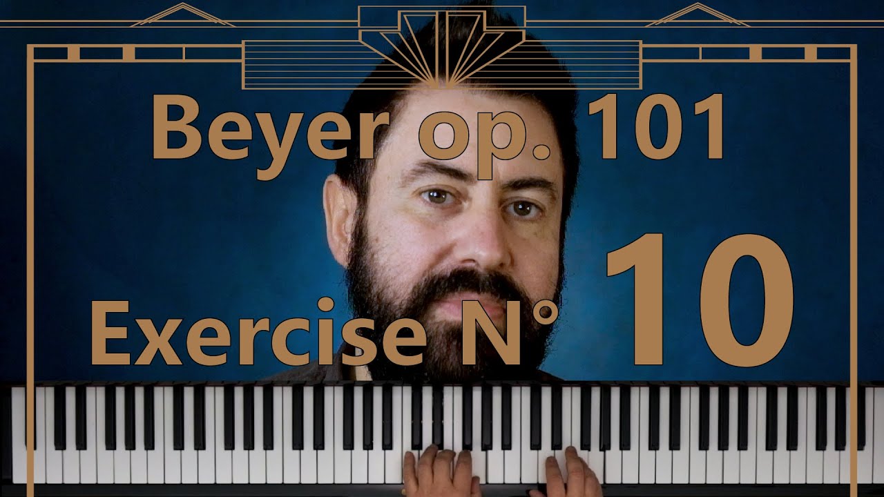 Piano tutorial - Beyer Op. 101 esercizio N° 10