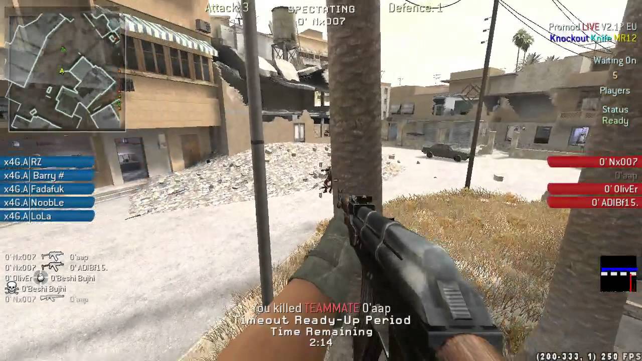 Frag-For-Rights CoD4 Tournament : Match-A x4G.A vs Origin