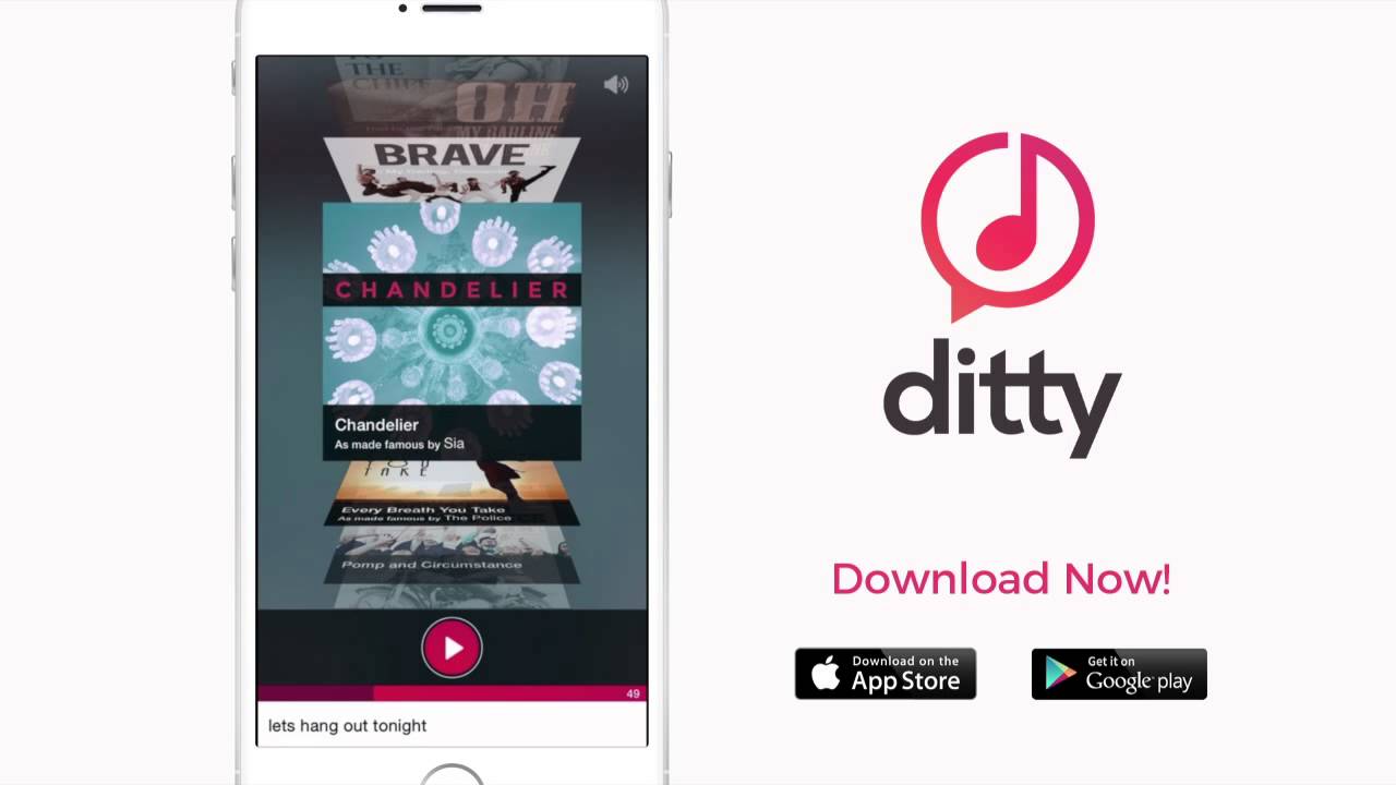 Ditty - Every Message is Now Musical!