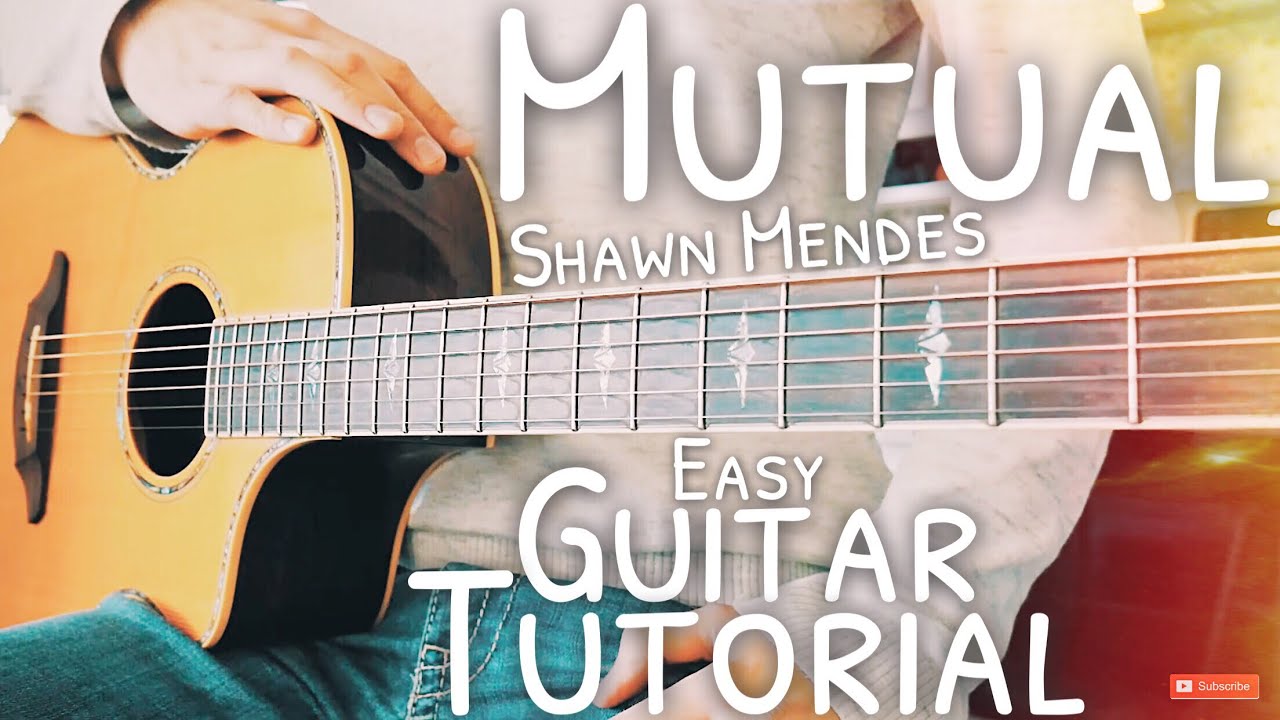 Mutual Shawn Mendes Guitar Lesson for Beginners // Mutual Guitar // Lesson #497