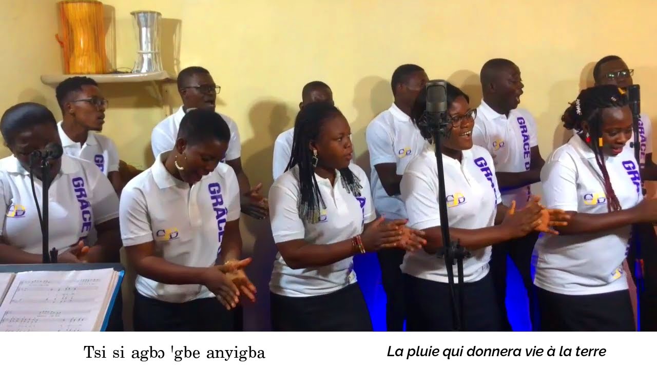 Ewe Agbadza mix, très chaud. Chœur Grâce Divine TOGO