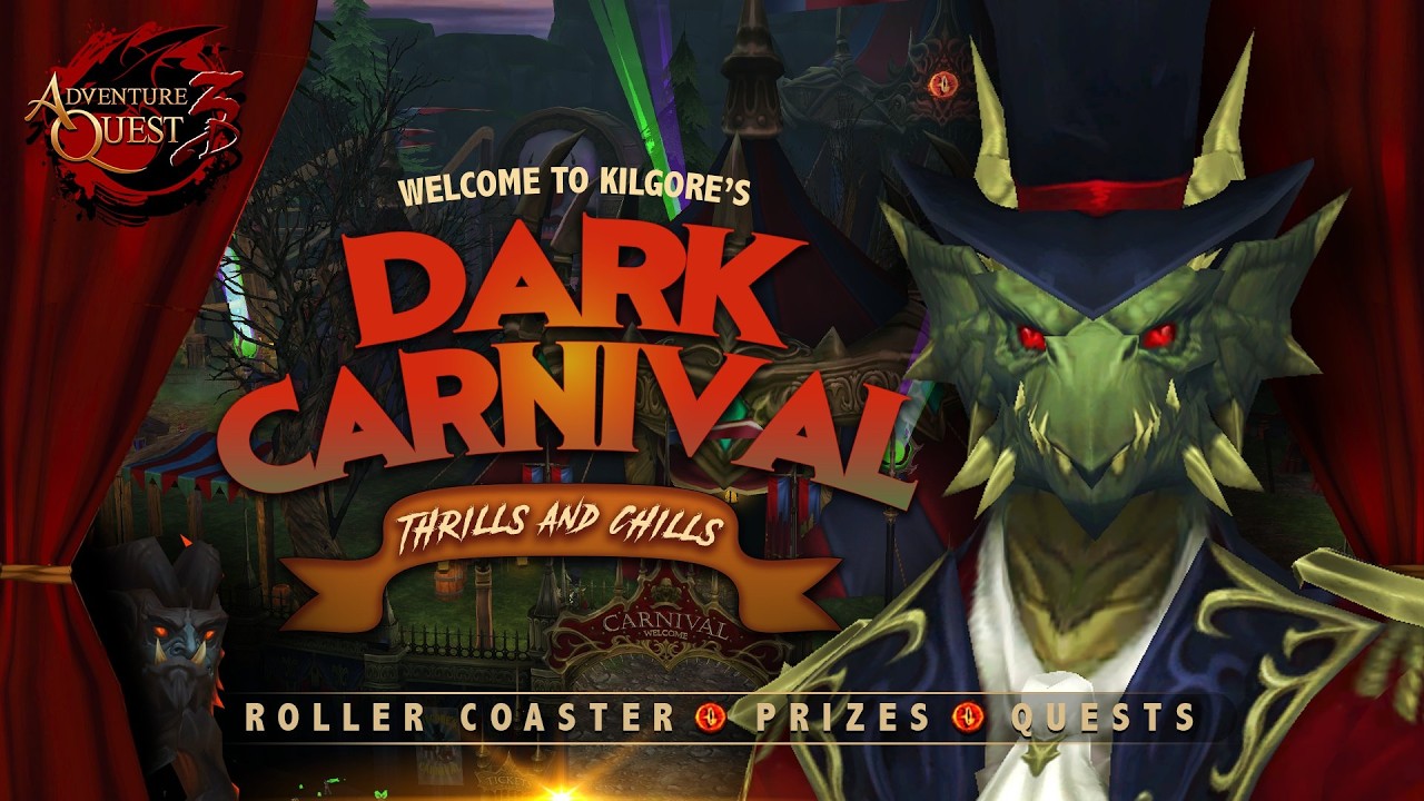Adventure Quest 3D The Dark Carnival Is In Town !charity !stackup !calltoarm