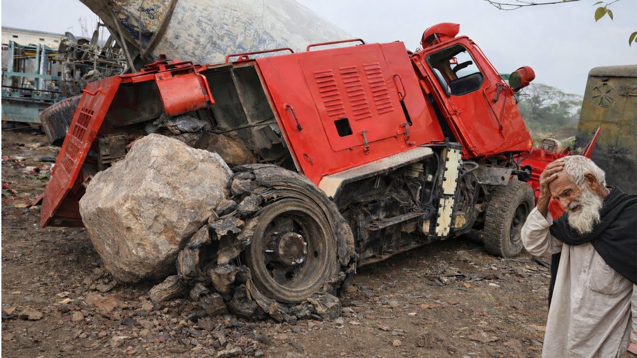 How Massive Stone Affects Tyres and Gear System In  Dangerous Mountain Areas