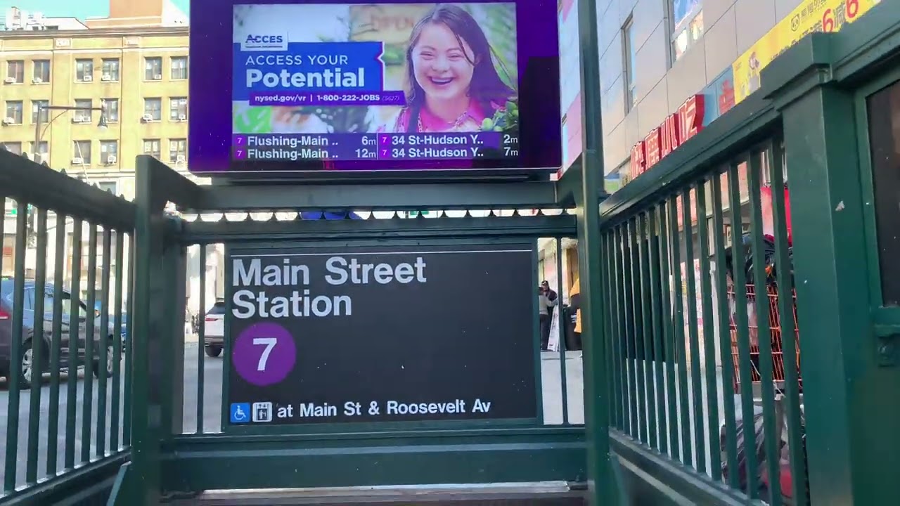 NYC Subway: New Exits at Flushing-Main Street Station 7 Train