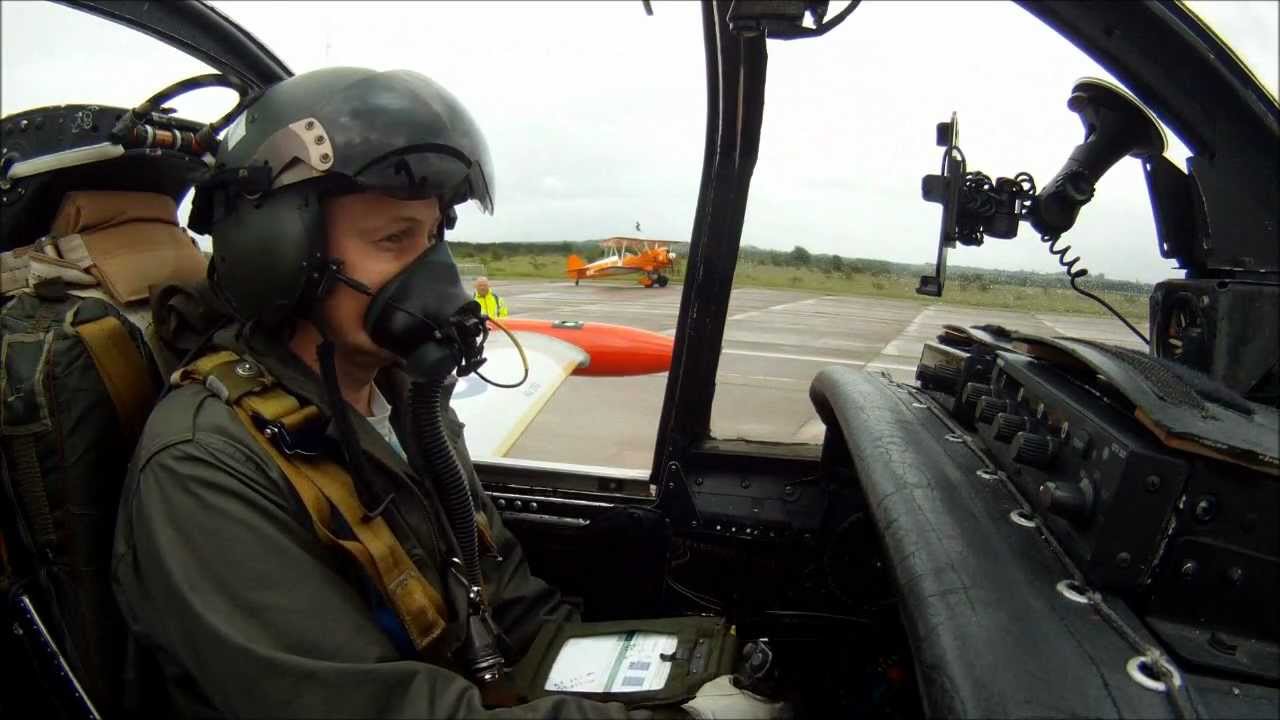 Flight Sim Centre instructor flying a Jet Provost display at Throckmorton 2012