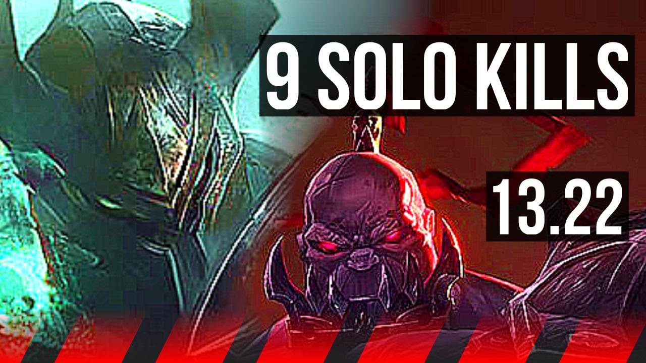 MORDE vs SION (TOP) | 9 solo kills | EUW Master | 13.22