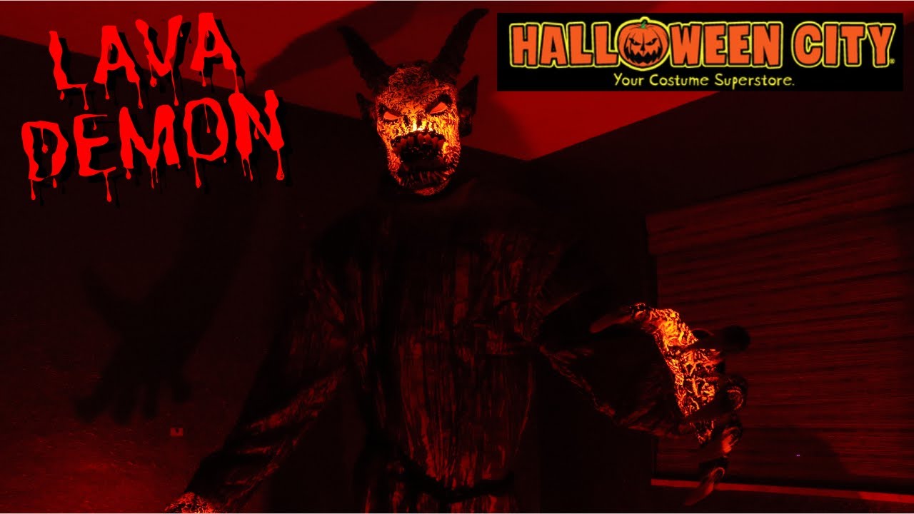 Halloween City 2022 LAVA DEMON Animatronic Unboxing/Review