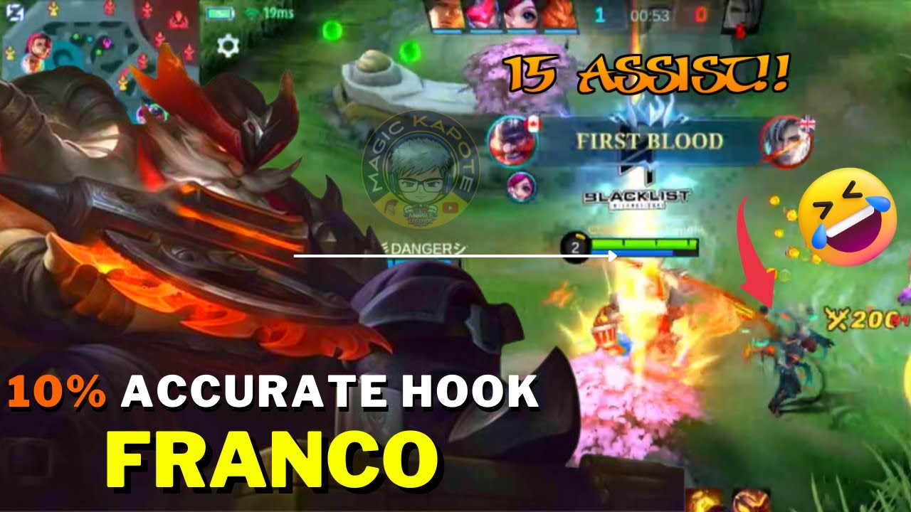 The Truth About How to Hook only 10% Accurate using Franco Haha Will Shock You | Magic Kapote ~ MLBB