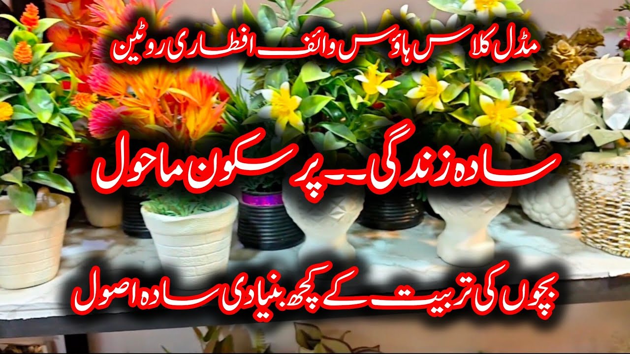 Middle class housewife aftari routine|bacho ki tarbiyat k kuch basic simple rules