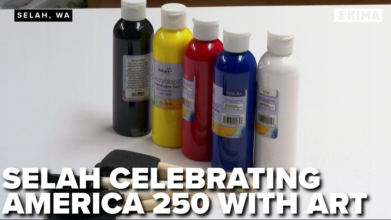 Selah getting ready to celebrate America 250 with community art
