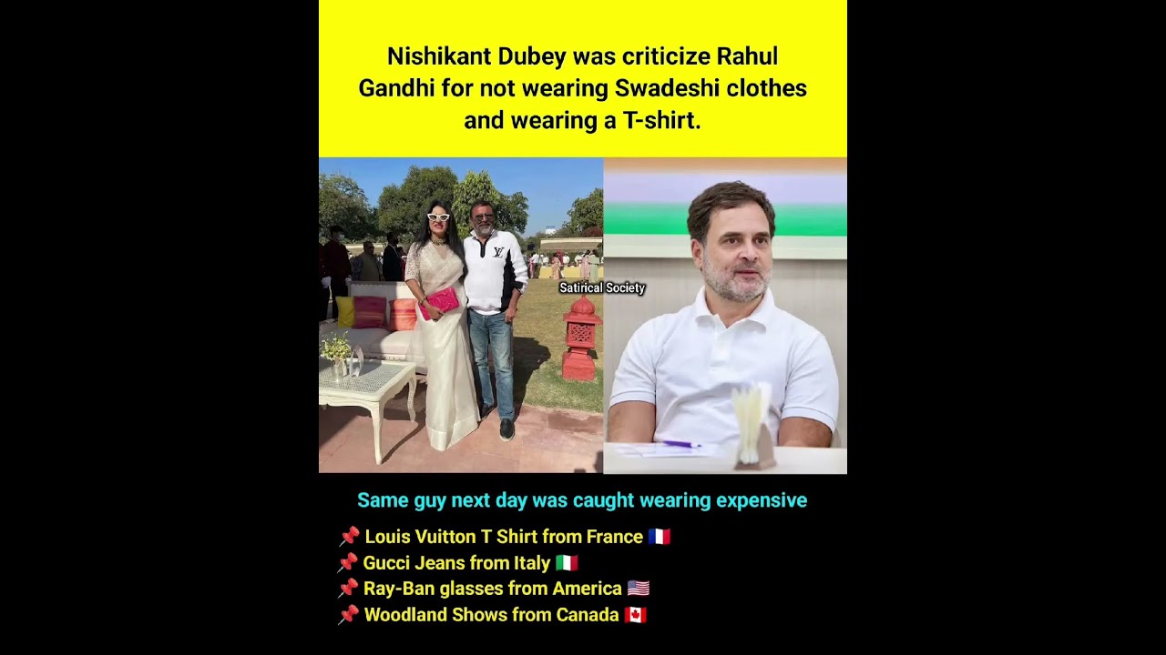 Lecture in India, luxury from abroad🤡 #bjp #motivation #bjpvicepresident #indiannews #indianpolitics