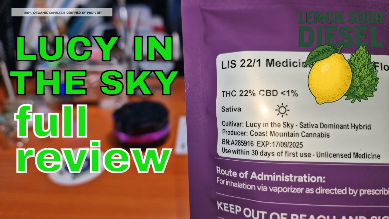 LUCY IN THE SKY FULL REVIEW | Coast Mountain Cannabis, 4C Labs & Xeal | 22% | 8/g
