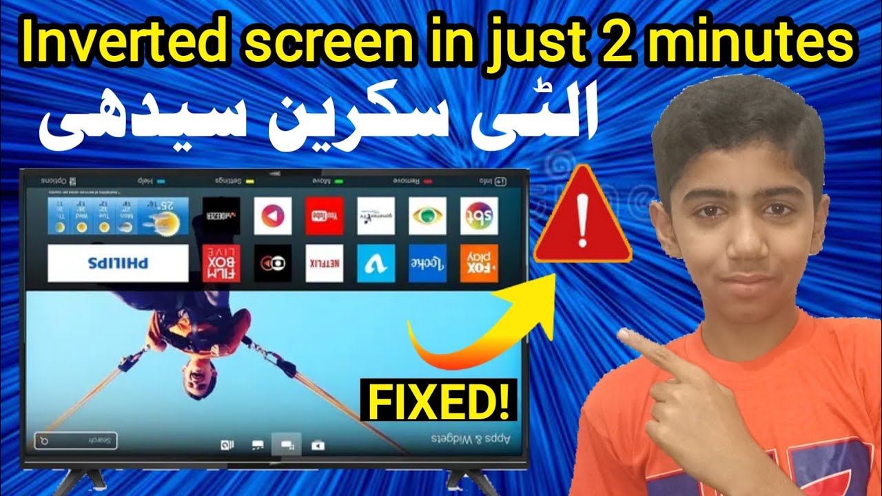 Android TV Screen Upside Down Problem Fix | Smart TV Picture Rotate Solution