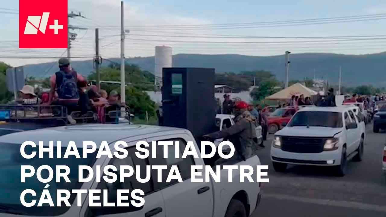 Poblados sitiados por disputa territorial entre cárteles de Chiapas - En Punto