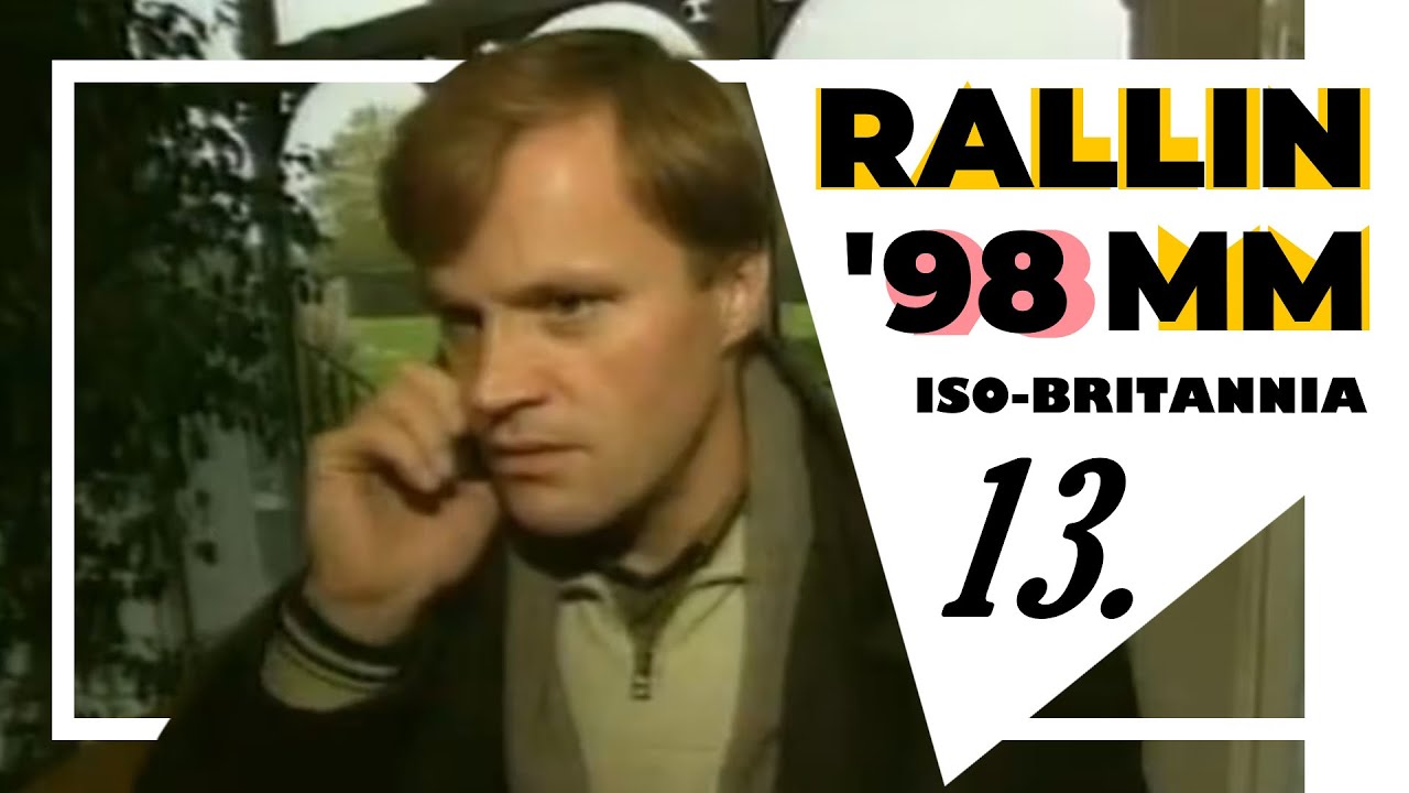 CARLOKSEN AUTO SYTTYI PALAMAAN - RALLIN MM 1998 - ISO-BRITANNIA