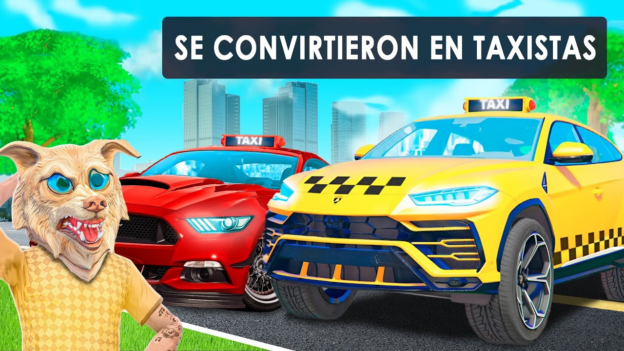 NOS CONVERTIMOS EN TAXISTA DURANTE 24 HORAS IN GTA 5 ! FLAZY SE HIZO TAXISTA! - DESAFÍO GTA 5