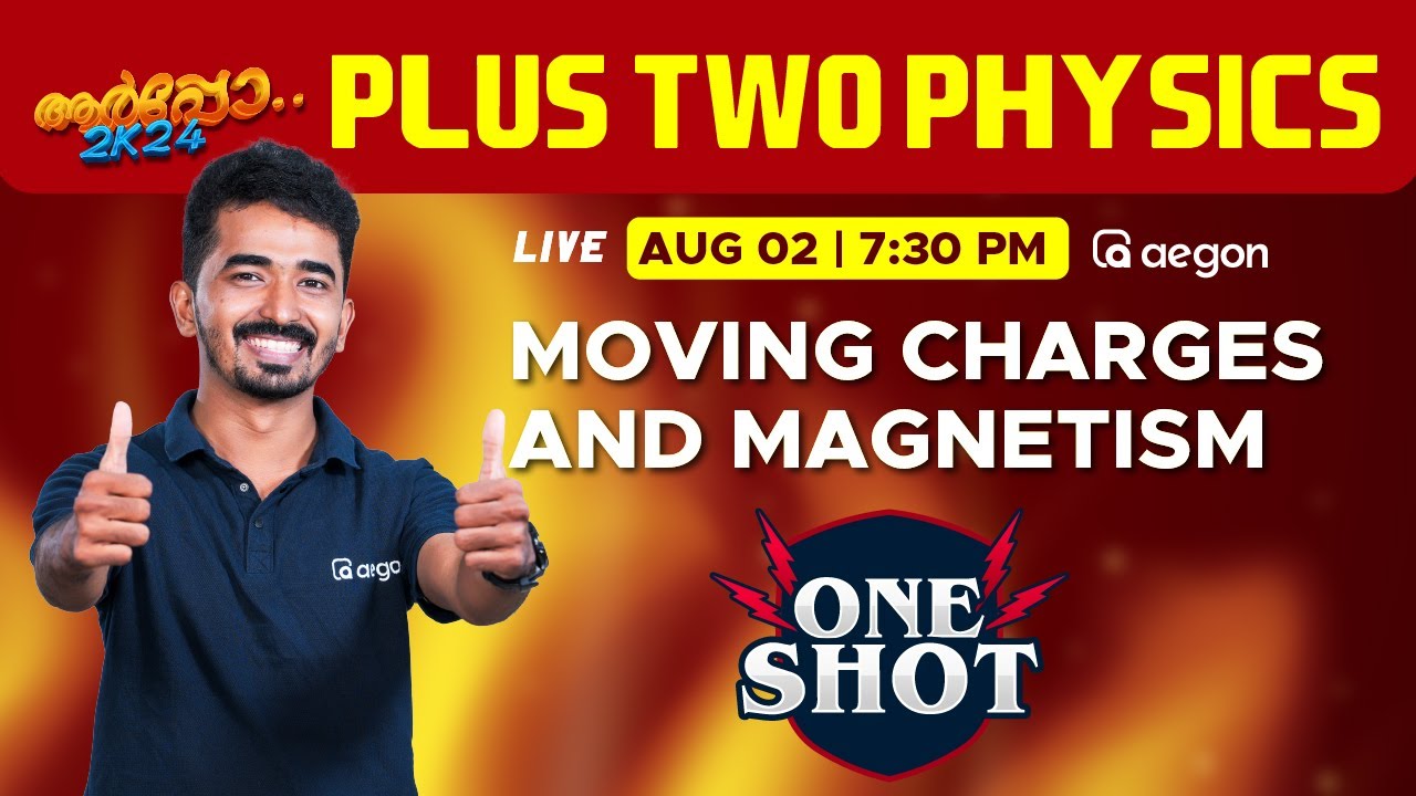 Plus Two | Physics | Moving Charges And Magnetism | Aegon Plus Two | Aegon 2024