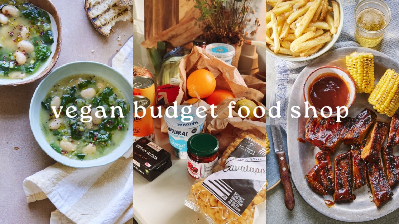 £20 VEGAN WEEKLY BUDGET ORGANIC & LOCAL GROCERY SHOP | Vlogmas 16 🌲