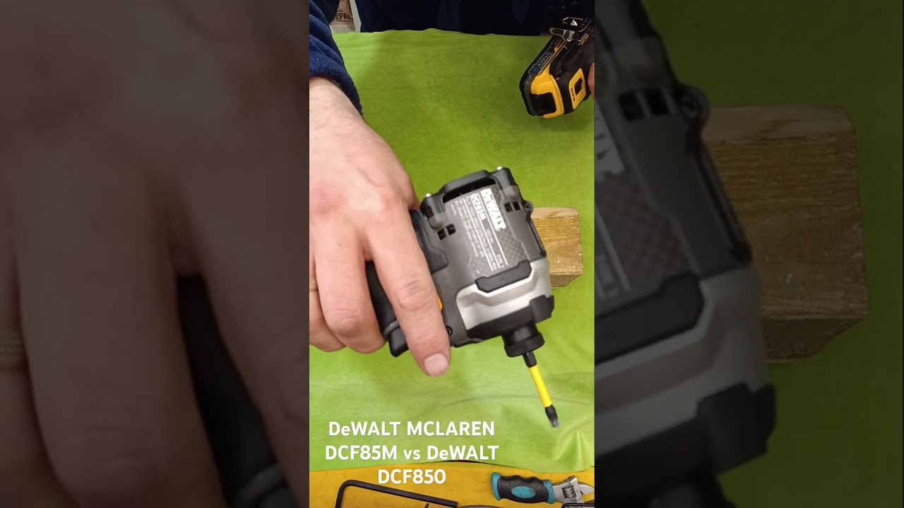 #DeWALT McLaren DCF85M  vs DCF850 impact 18v