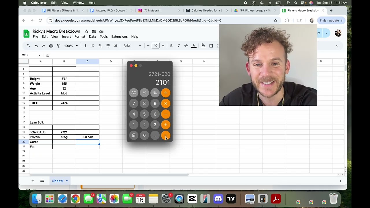 How to Calculate Your LEAN BULK Macros to Gain Weight