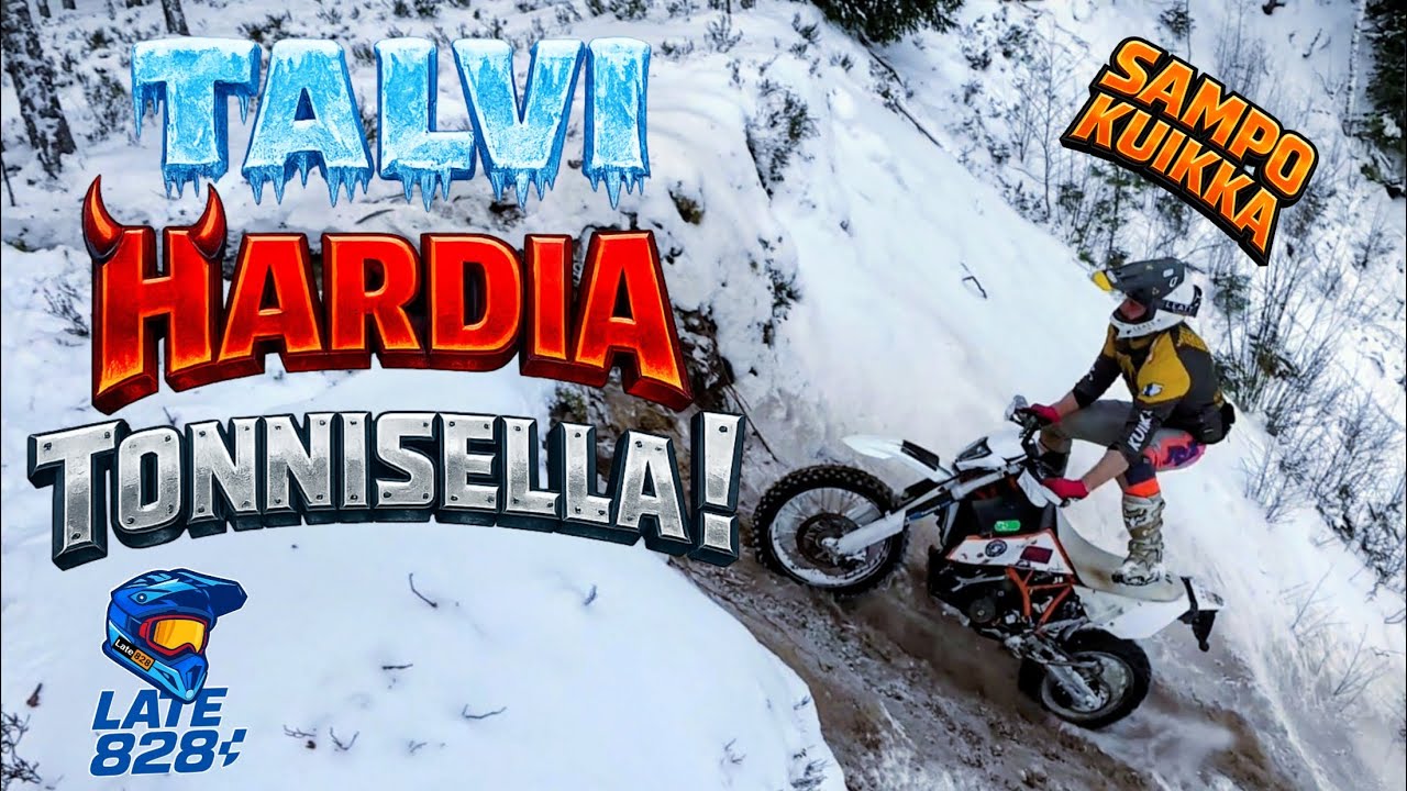 TALVI HARDIA TONNISELLA! Winter Hard Enduro with KTM Super Enduro
