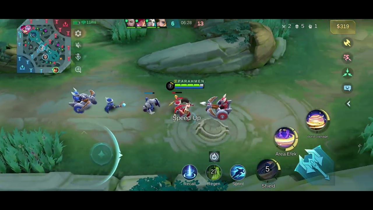 Mobile legend Esmeralda vs dyroth