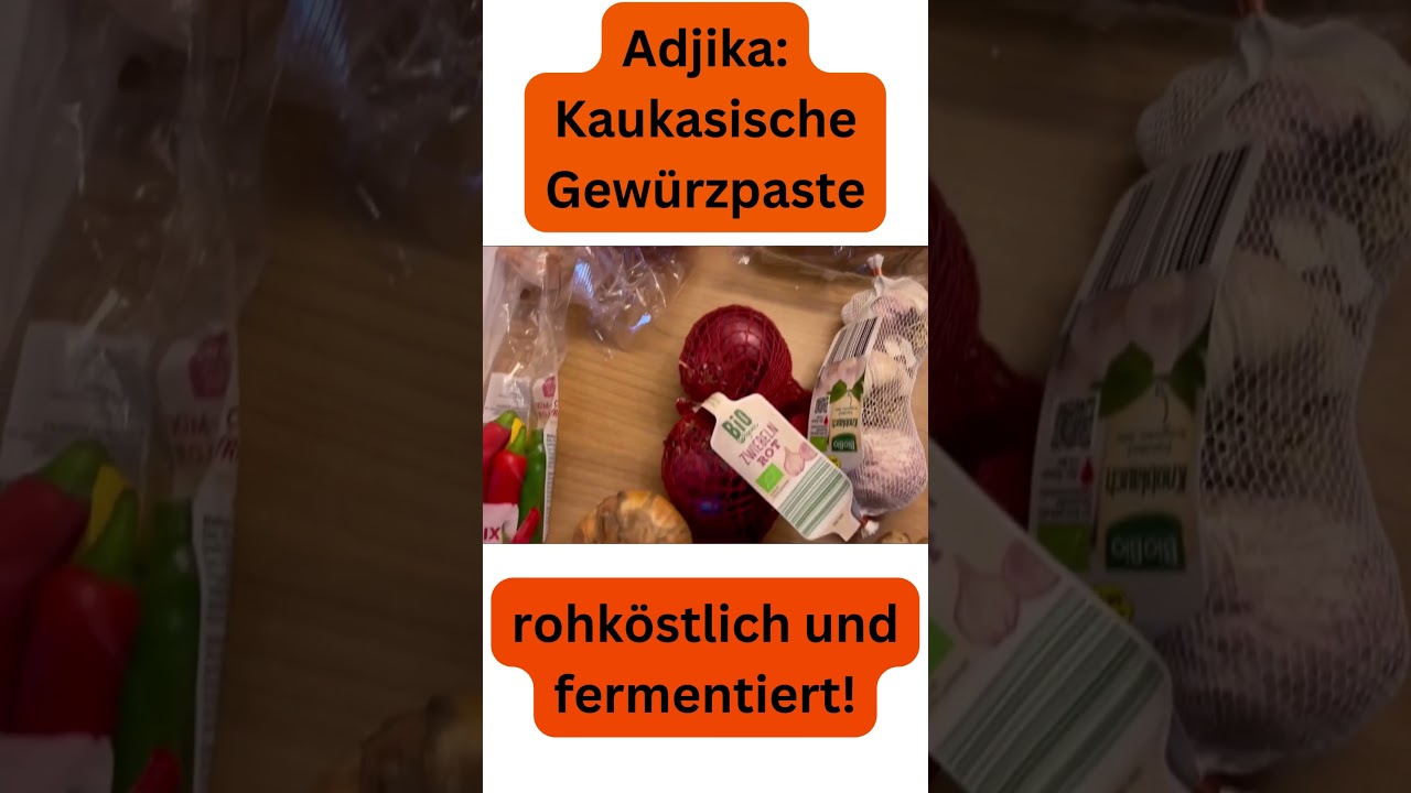 Adjika ohne Kochen! Kaukasische Gew&uuml;rzpaste! Lecker und gesund! #kochenmitmaryam