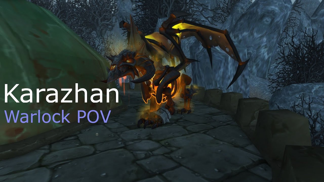 TBC Classic -  Karazhan - Nightbane (Warlock POV)