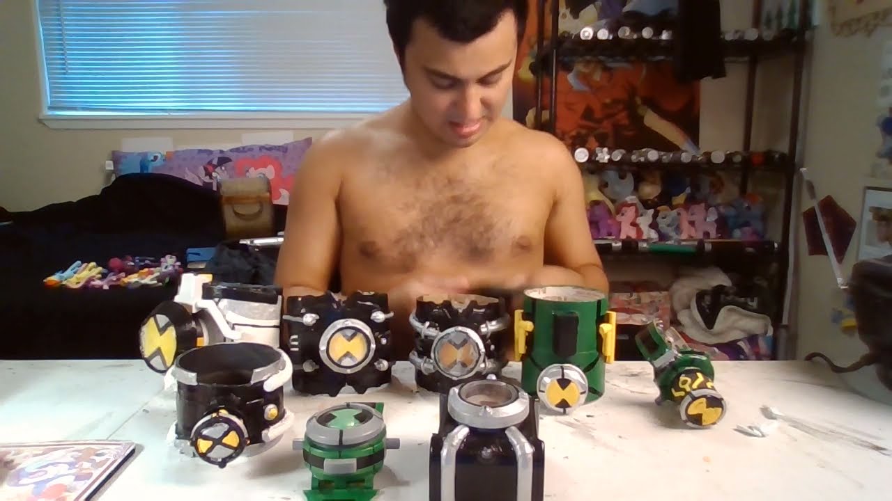 All of my Ben 10 Omnitrix homemade and custom Omnitrix toy