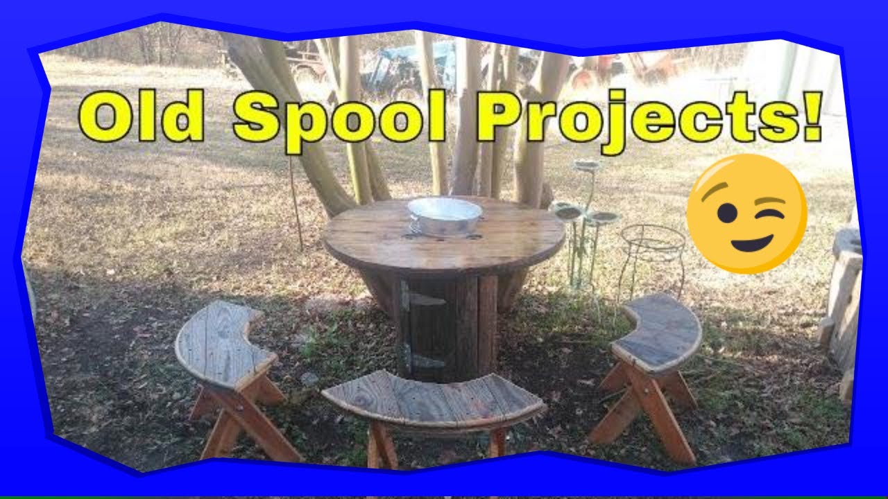 Keeping it Old Spool, Table w/ Benches