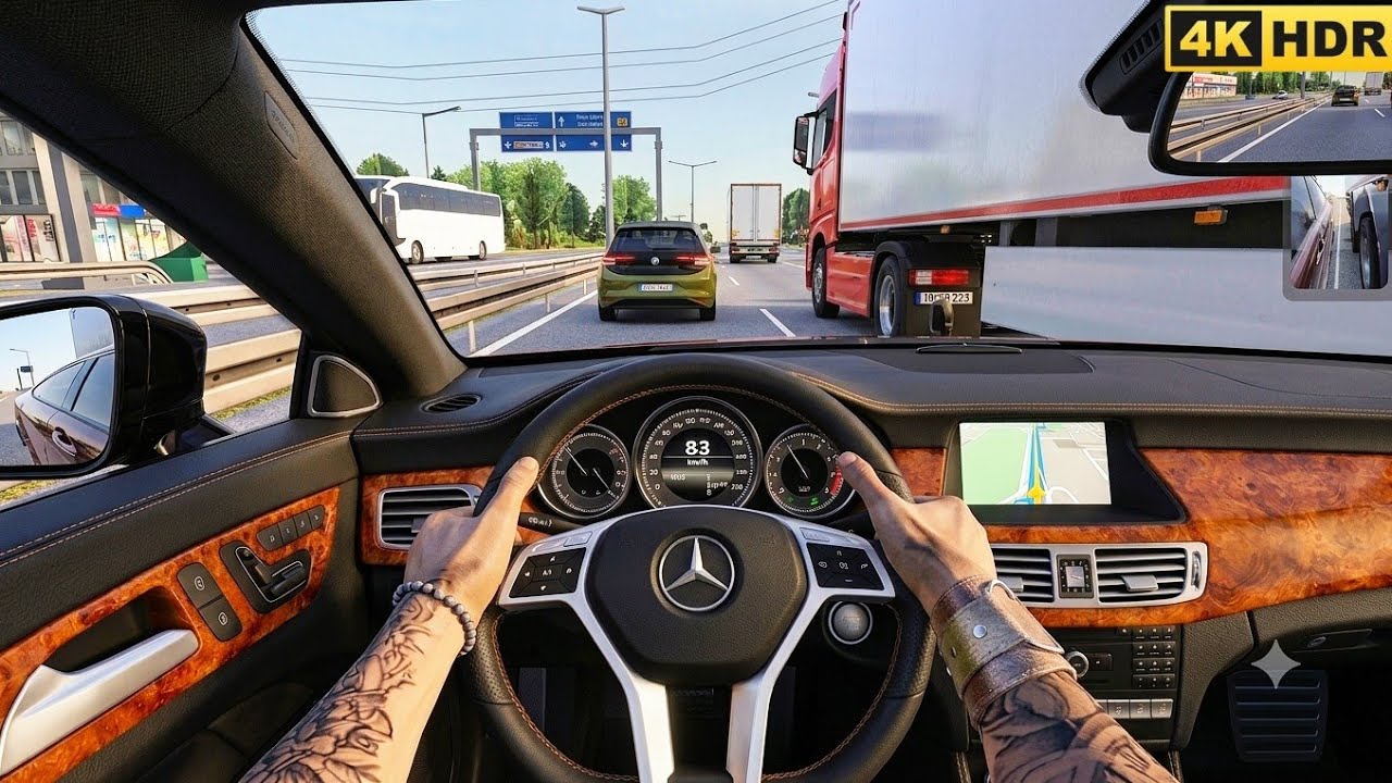  Mercedes-Benz DLC  Driving  | Truck Simulator : Ultimate Mobile | Ultra Realistic 4K Gameplay
