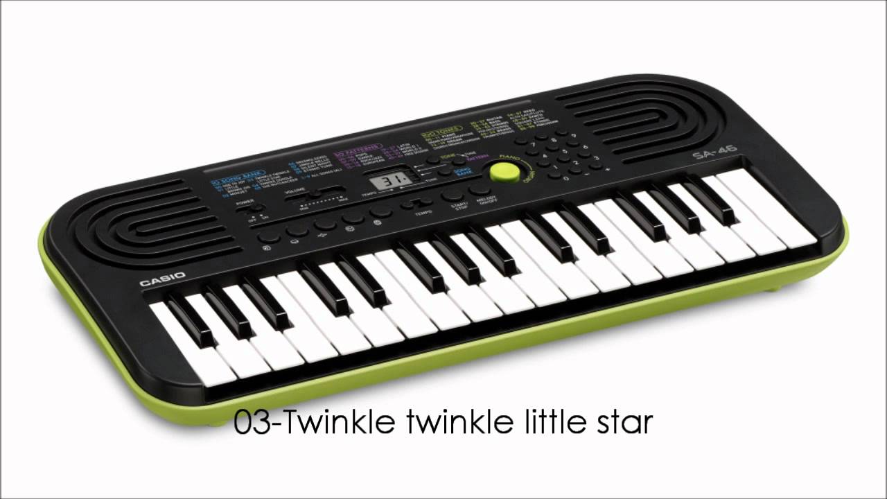 Casio SA-46 Demo Tracks