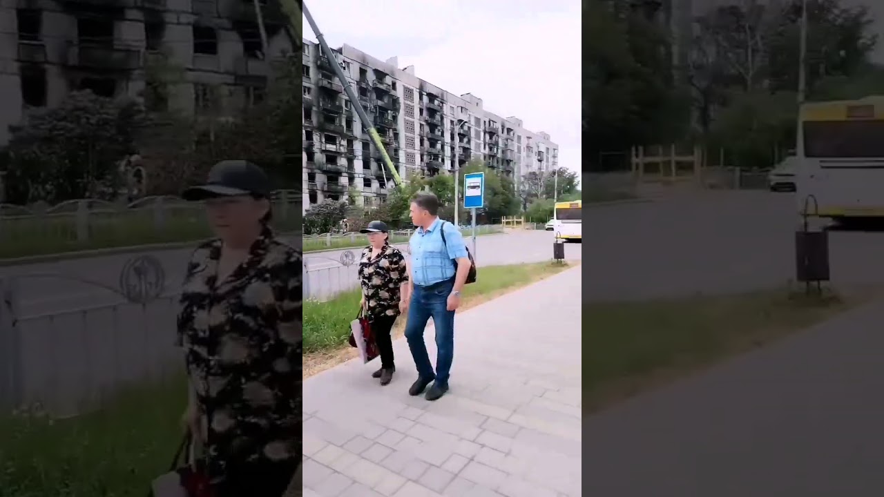 Мариуполь. Левый берег. Июнь 2023г. От Ленинградского до парка Веселка (Союз).